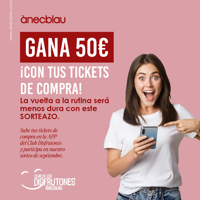 ¡Sorteamos una tarjeta regalo de 50€!