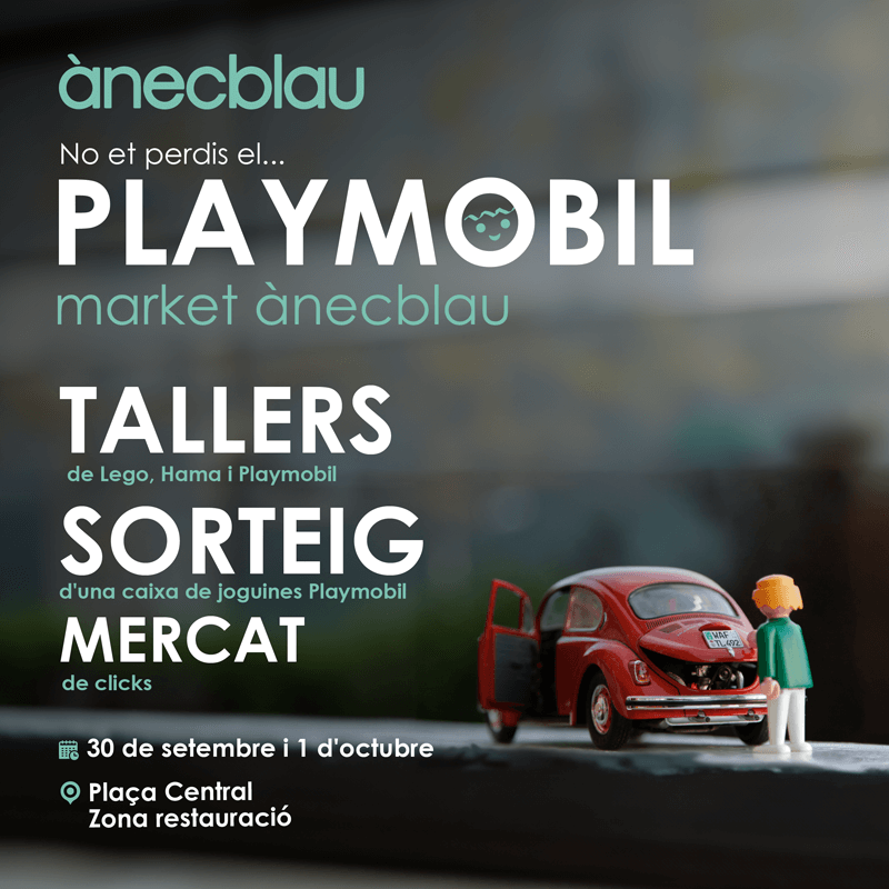 Cap de setmana de Playmobil Market ànecblau