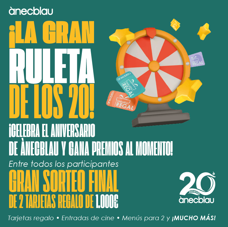 GIRA LA GRAN RULETA Y CELEBRA NUESTRO 20º ANIVERSARIO