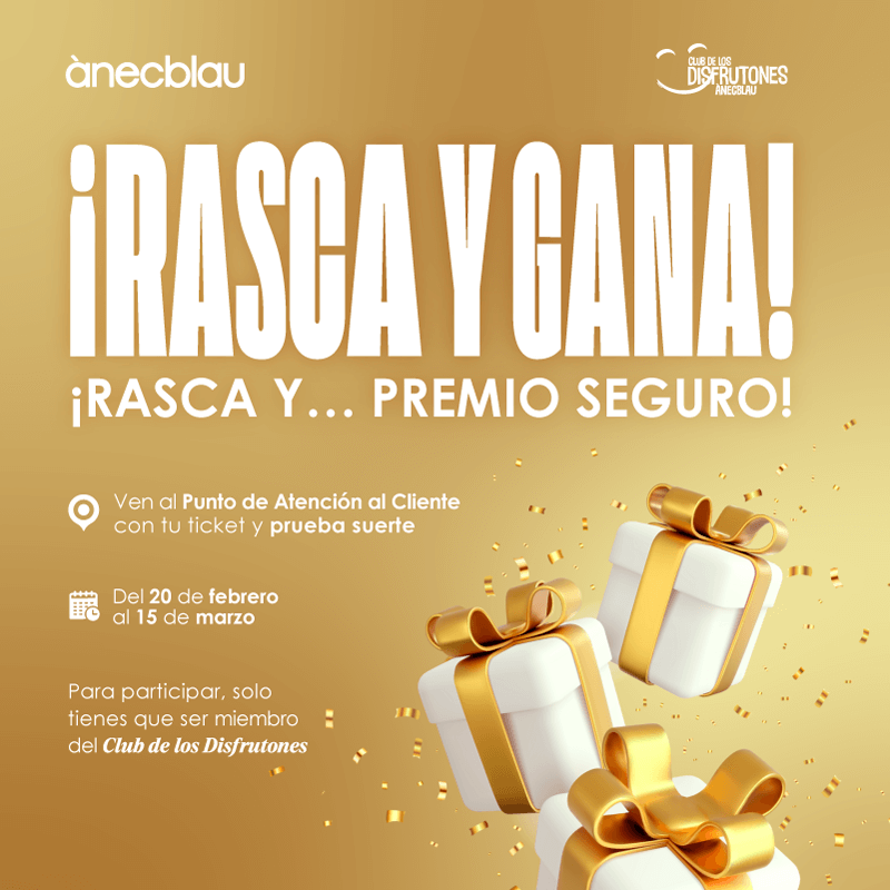 Rasca y Gana – ¡Premio seguro!