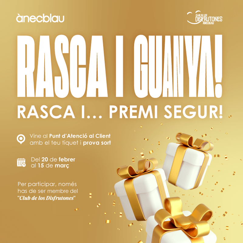 Rasca i Guanya – Premi segur!