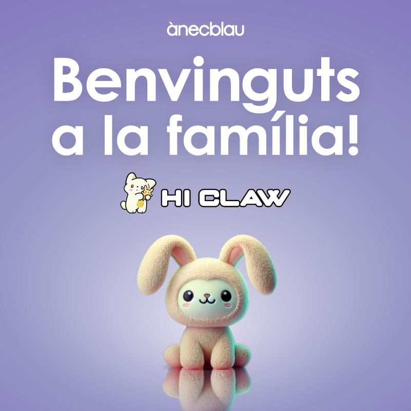 Hi Claw arriba a ànecblau!