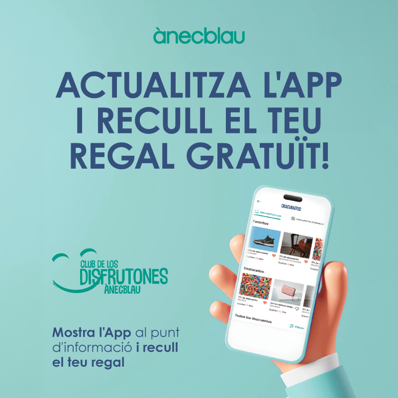 Actualitza l’App del Club Disfrutones i emporta’t un REGAL DIRECTE!